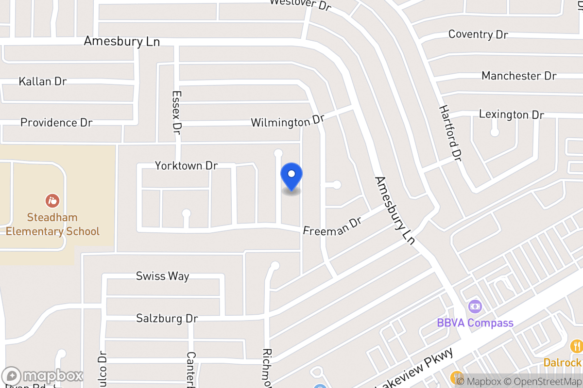 Map of 6510 Bunker Hill Ct