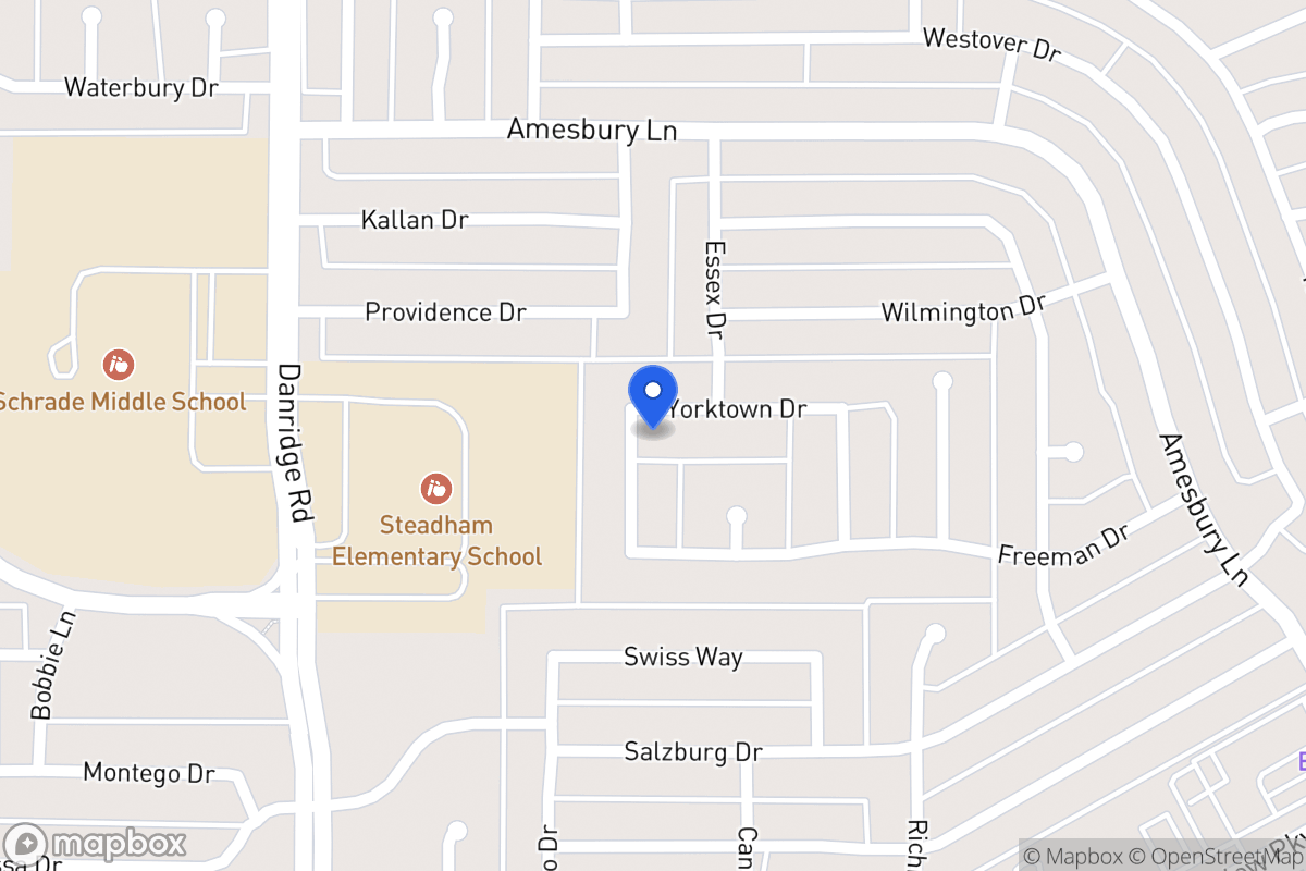 Map of 7702 Yorktown Dr
