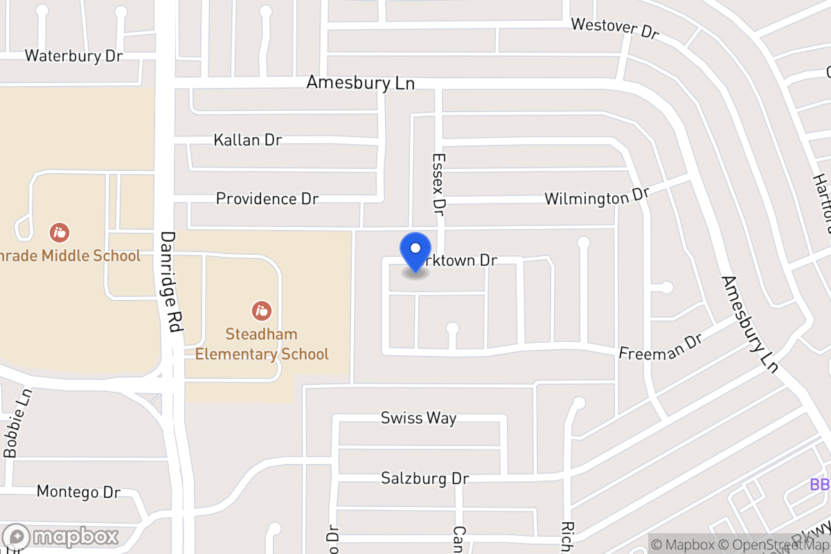Map of 7706 Yorktown Dr