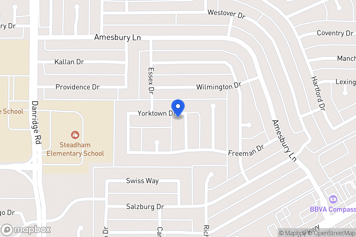 Map of 6601 Valley Forge Dr