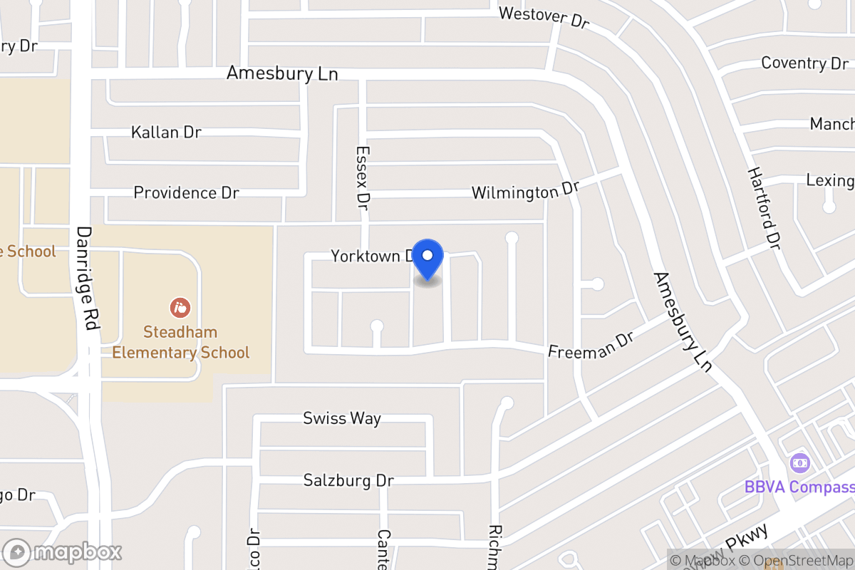 Map of 6513 Valley Forge Dr