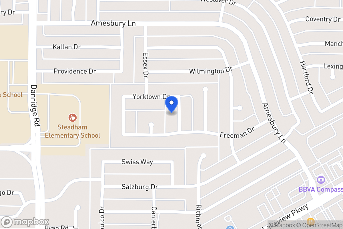 Map of 6509 Valley Forge Dr