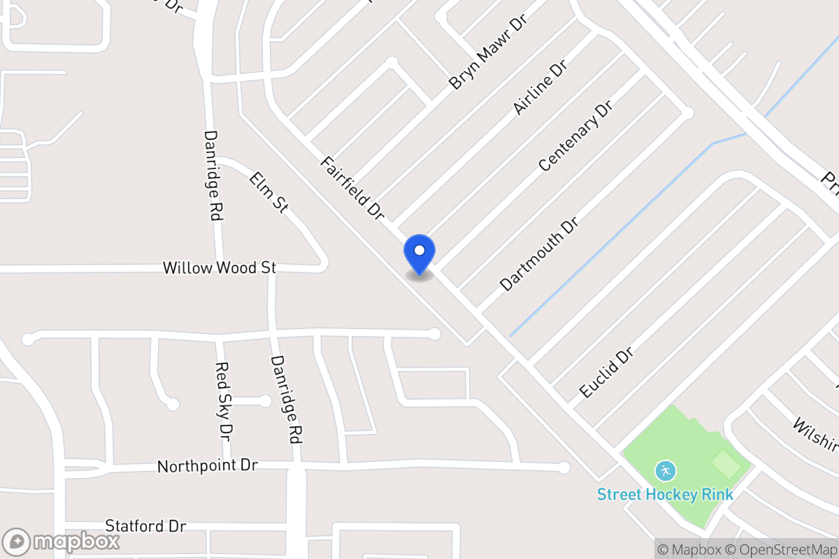 Map of 6809 Fairfield Dr
