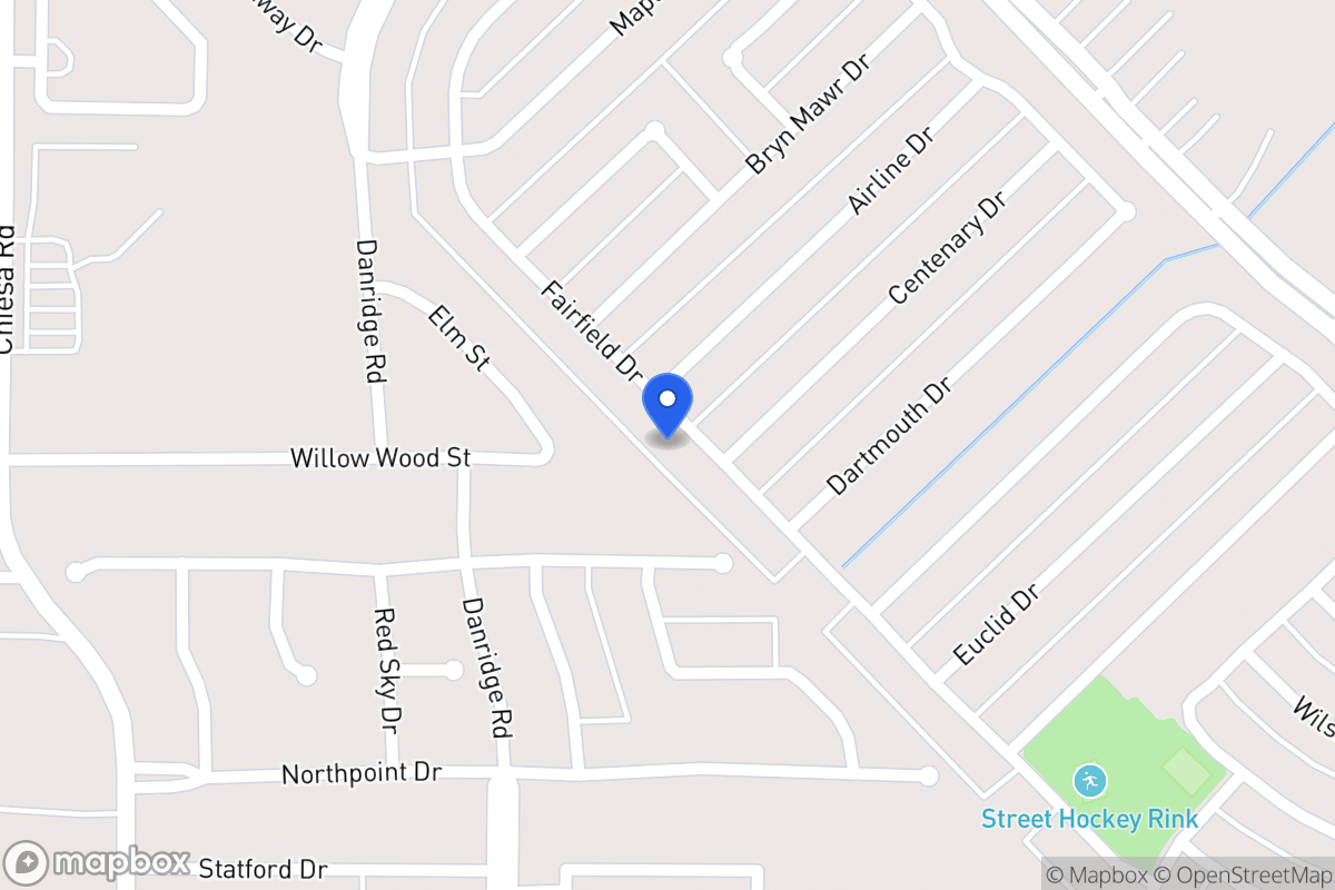 Map of 6817 Fairfield Dr