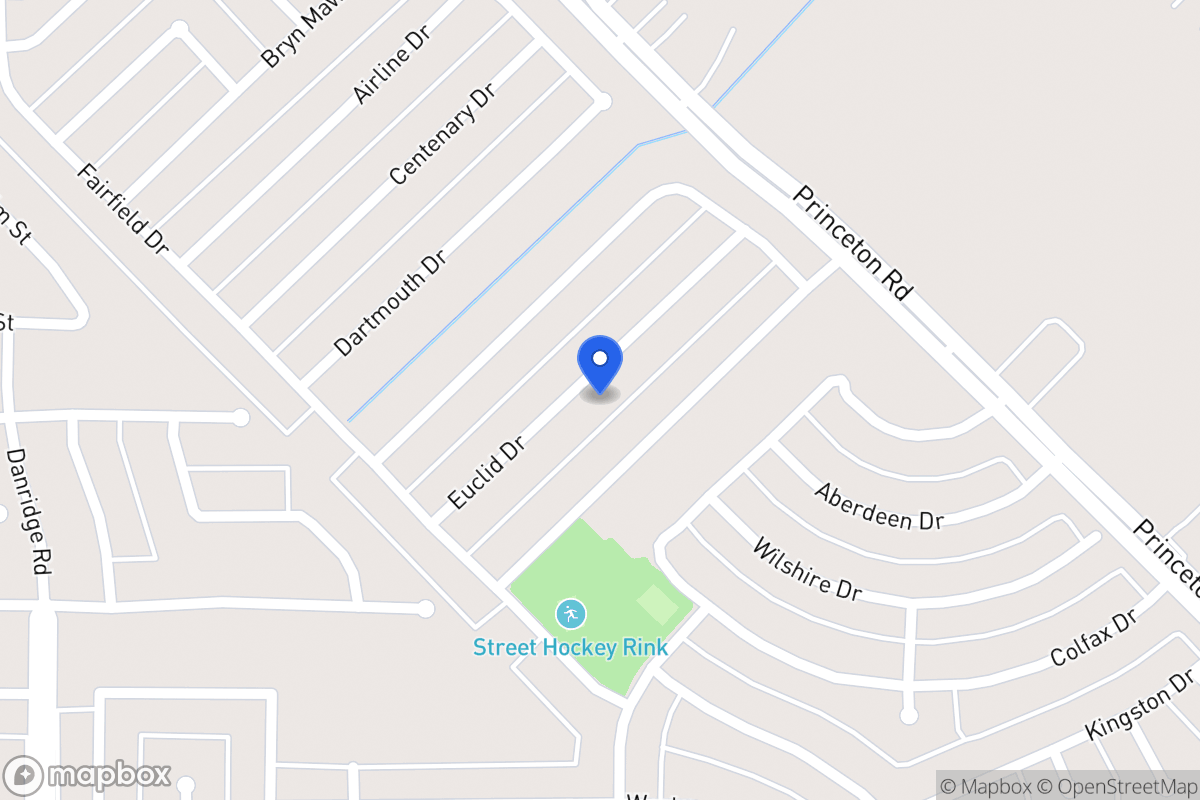 Map of 7318 Euclid Dr