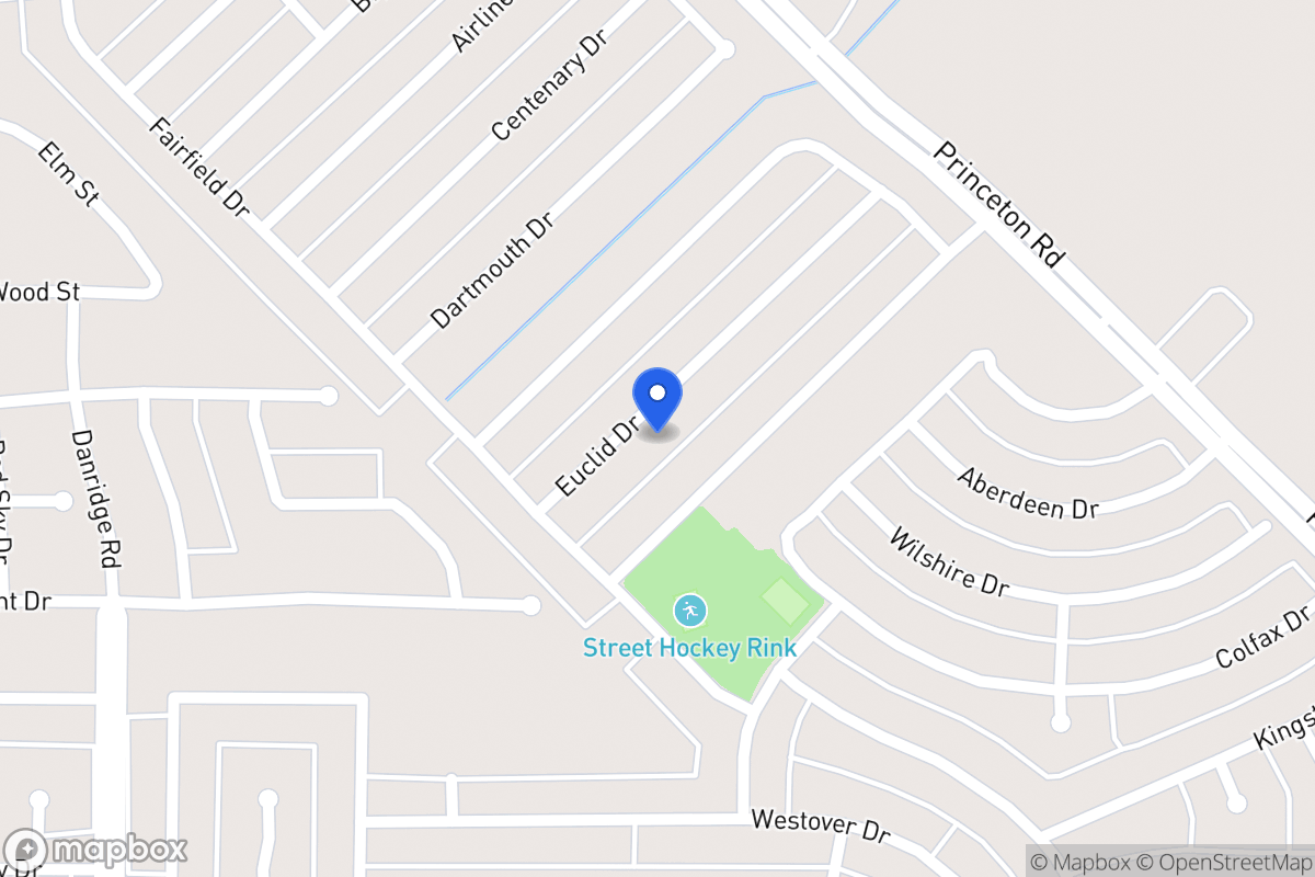 Map of 7302 Euclid Dr