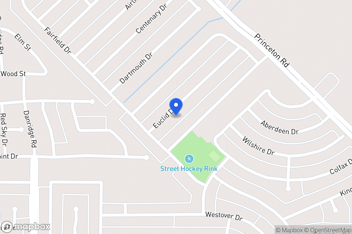 Map of 7218 Euclid Dr