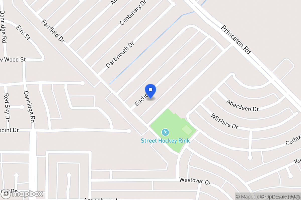 Map of 7214 Euclid Dr