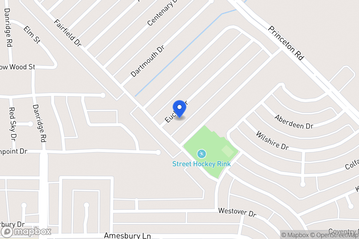 Map of 7210 Euclid Dr