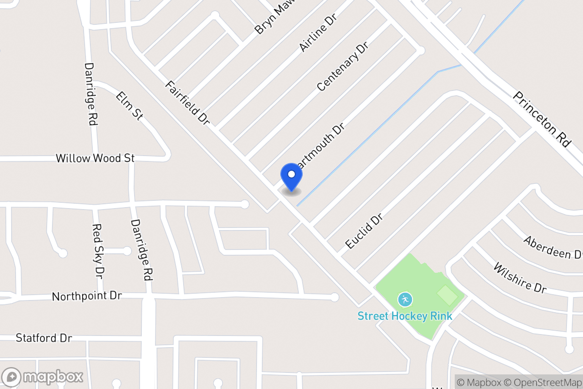 Map of 7202 Dartmouth Dr