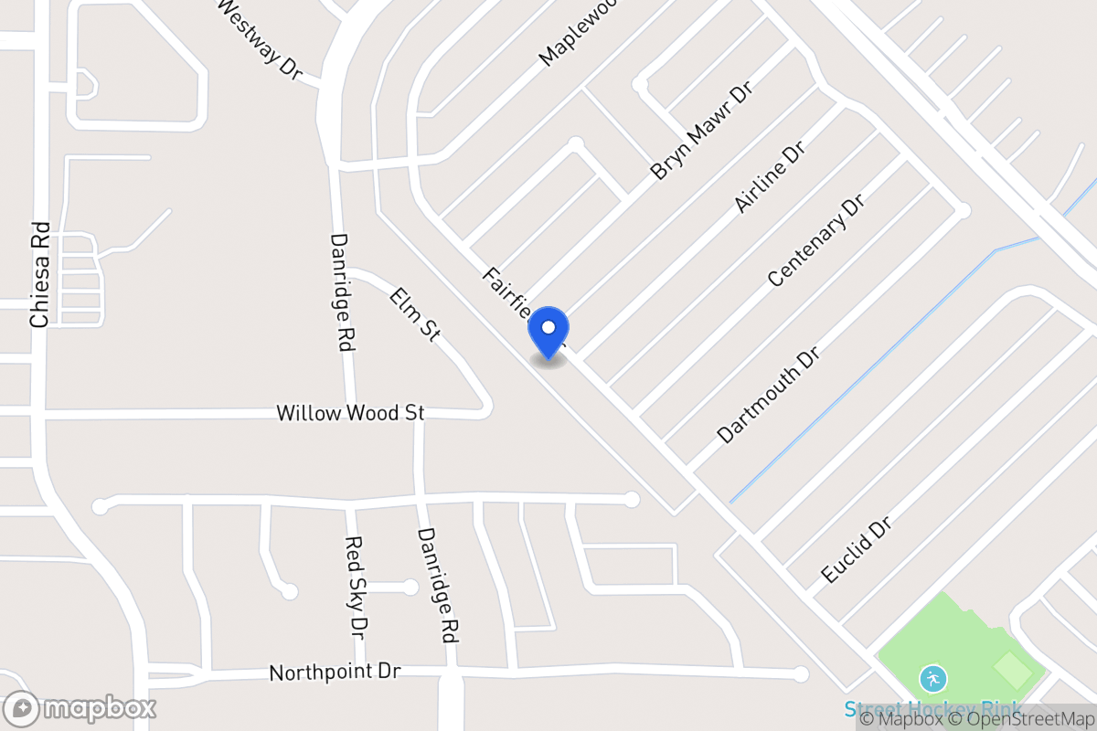 Map of 6909 Fairfield Dr