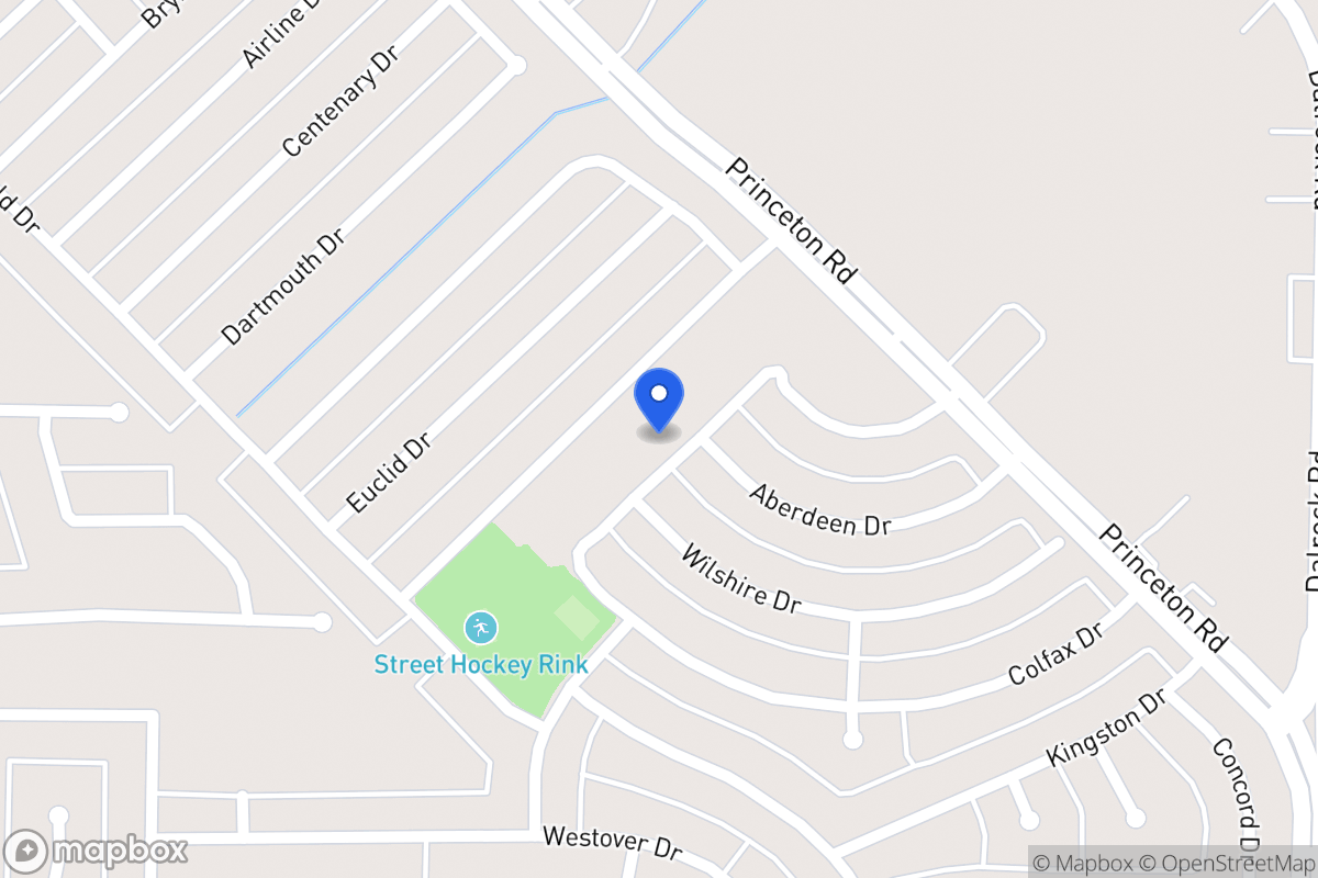 Map of 7309 Beverly Dr