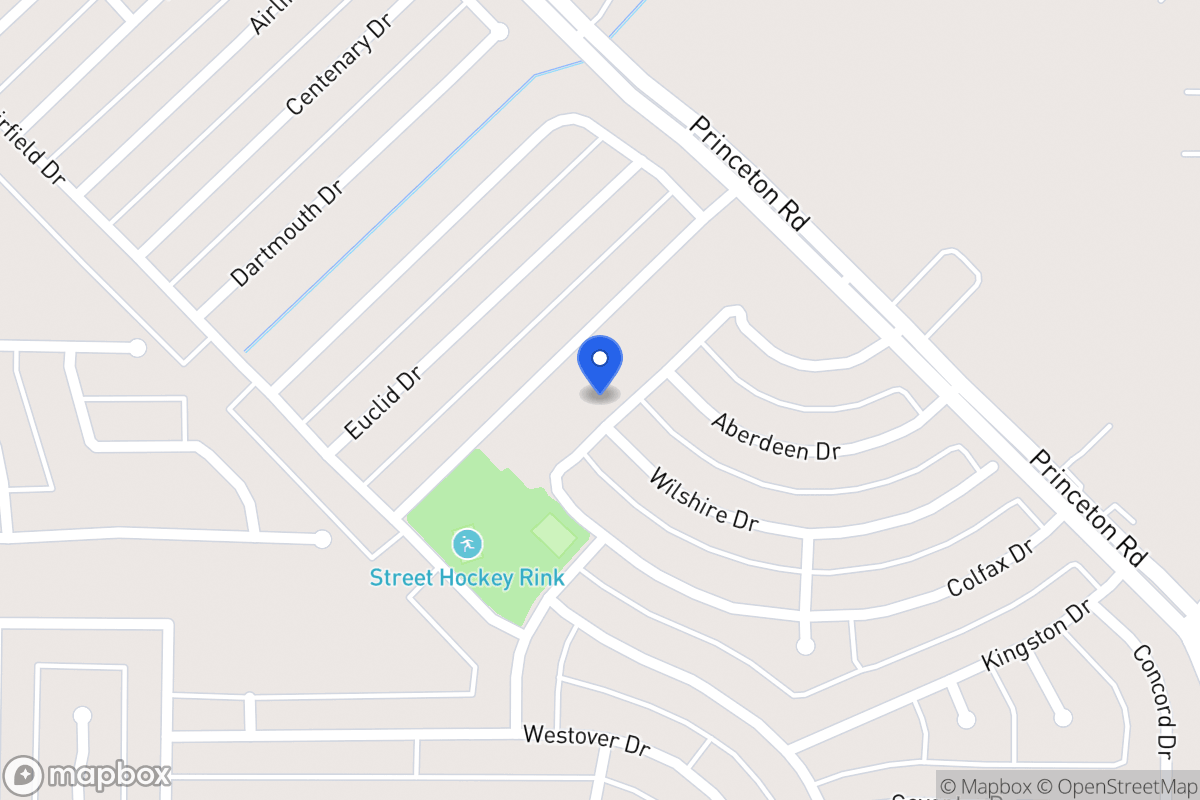 Map of 7301 Beverly Dr