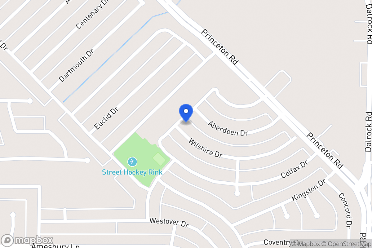 Map of 7201 Wilshire Dr