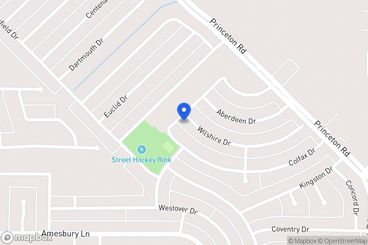 Map of 7202 Wilshire Dr