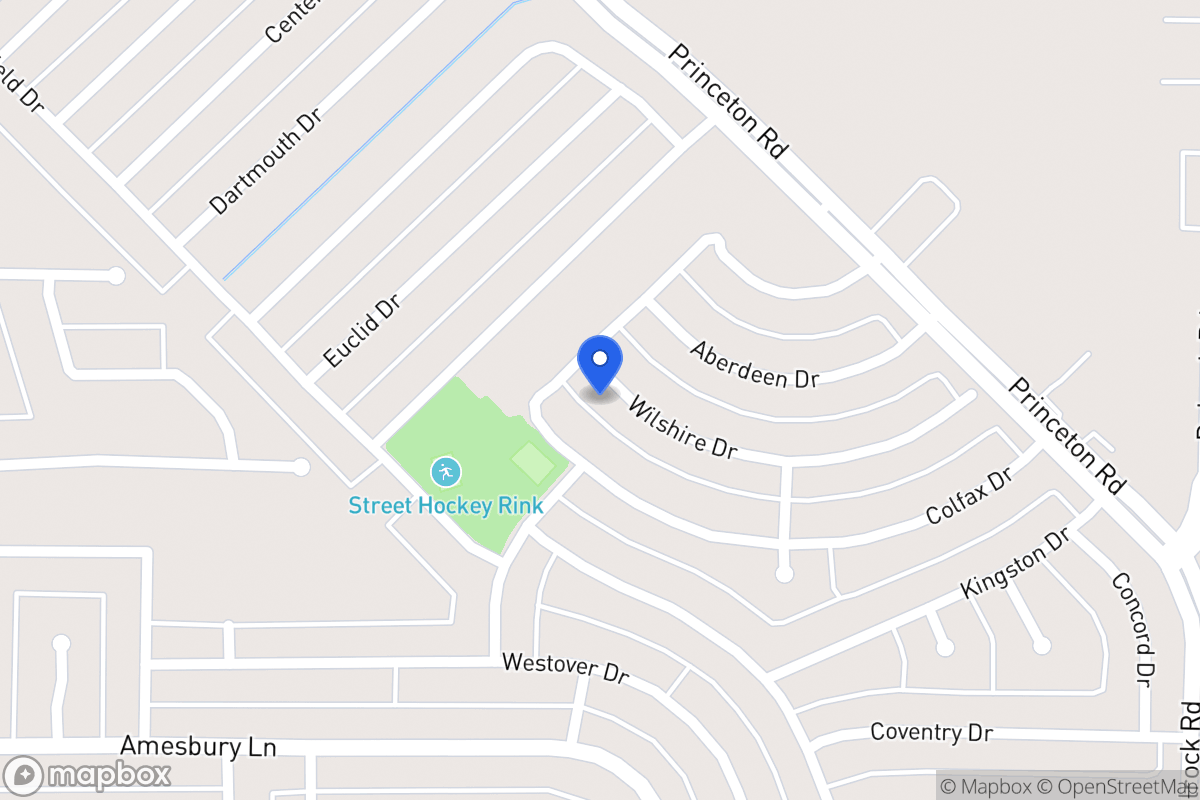 Map of 7206 Wilshire Dr