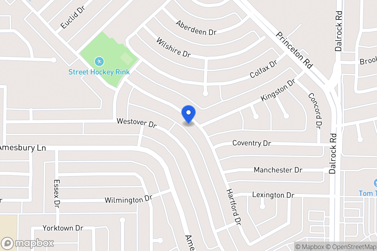 Map of 8310 Hartford Dr