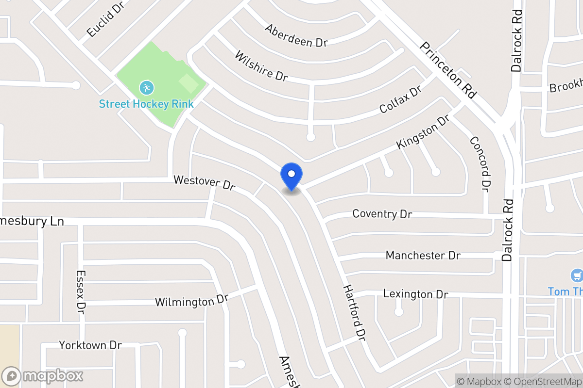 Map of 8314 Hartford Dr