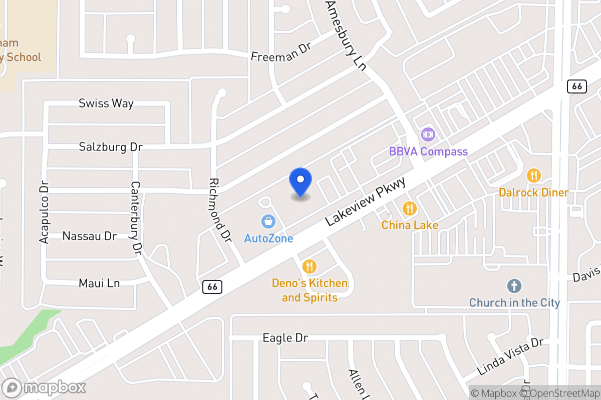 Map of 8101 Lakeview Pkwy