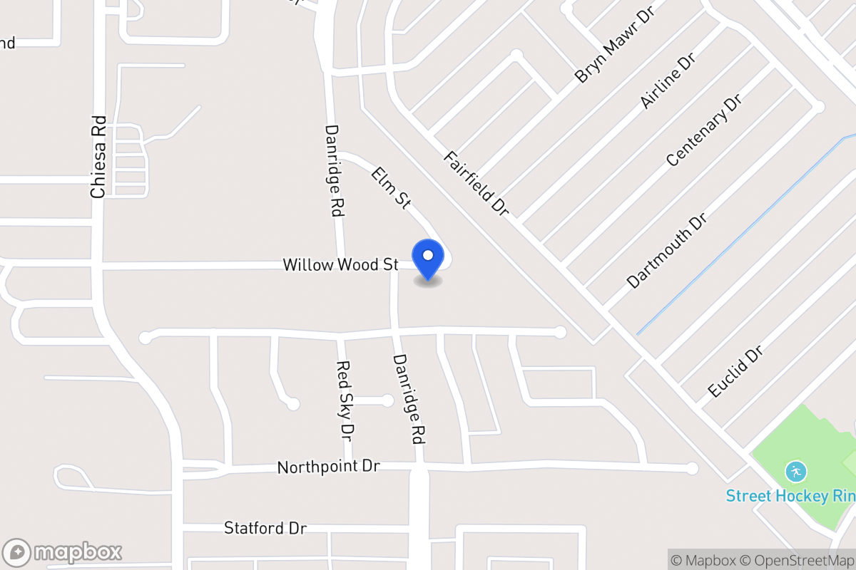 Map of 7324 Willow Wood St