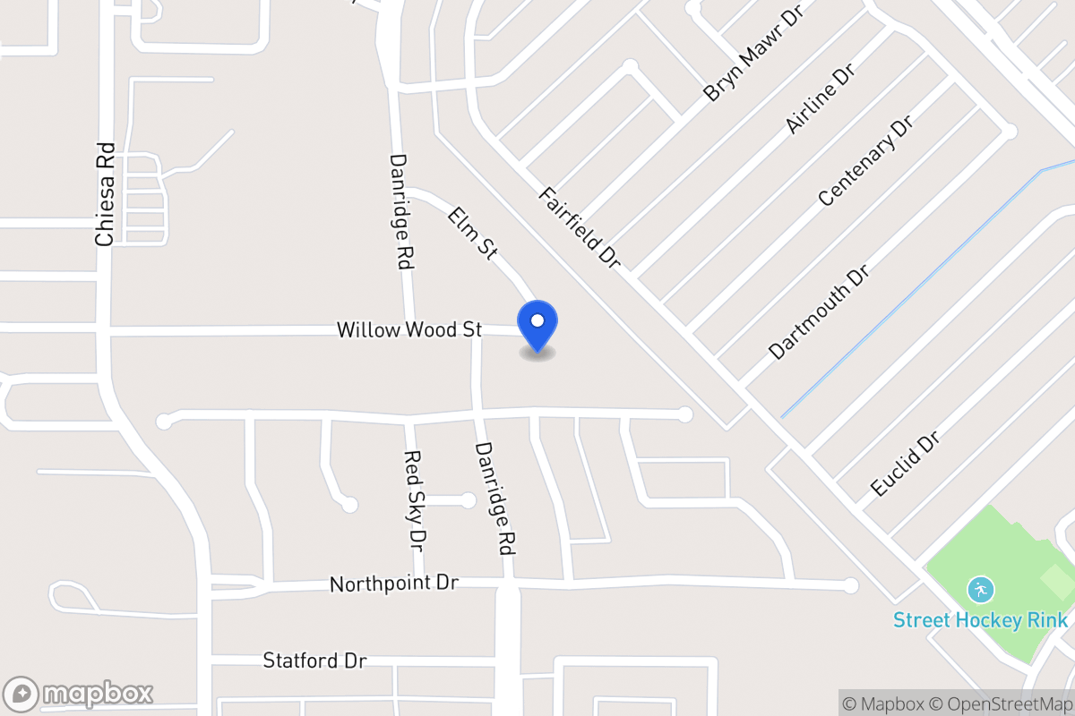 Map of 7328 Willow Wood St