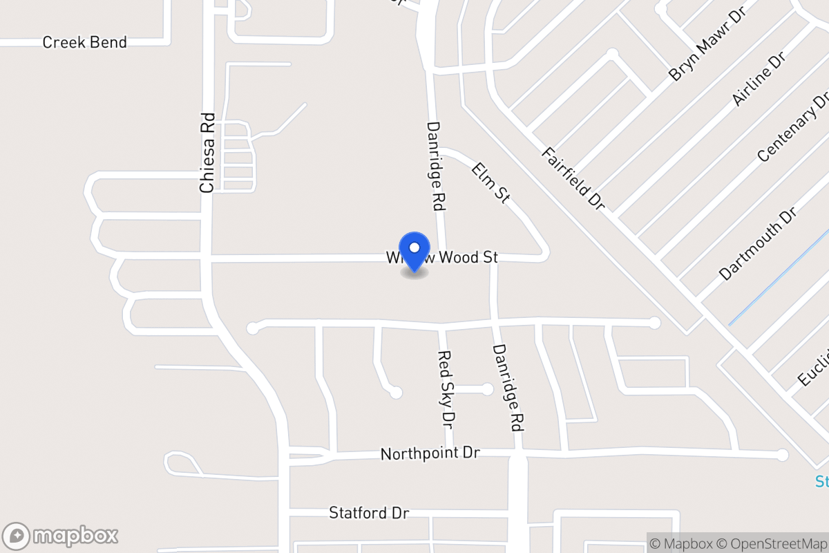Map of 7208 Willow Wood St