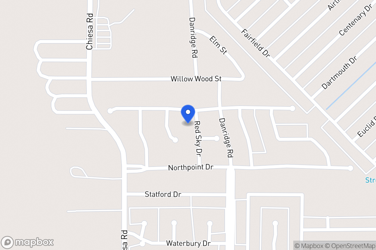 Map of 7217 Red Sky Dr