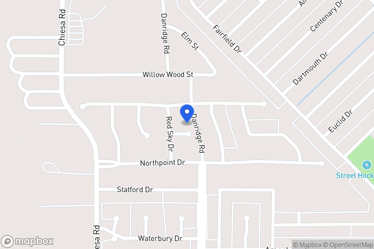 Map of 7209 Blue Sky Cir