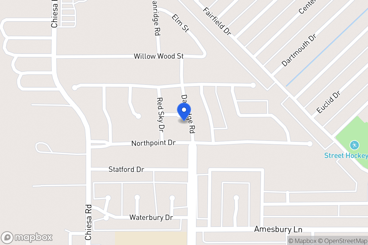 Map of 7210 Blue Sky Cir
