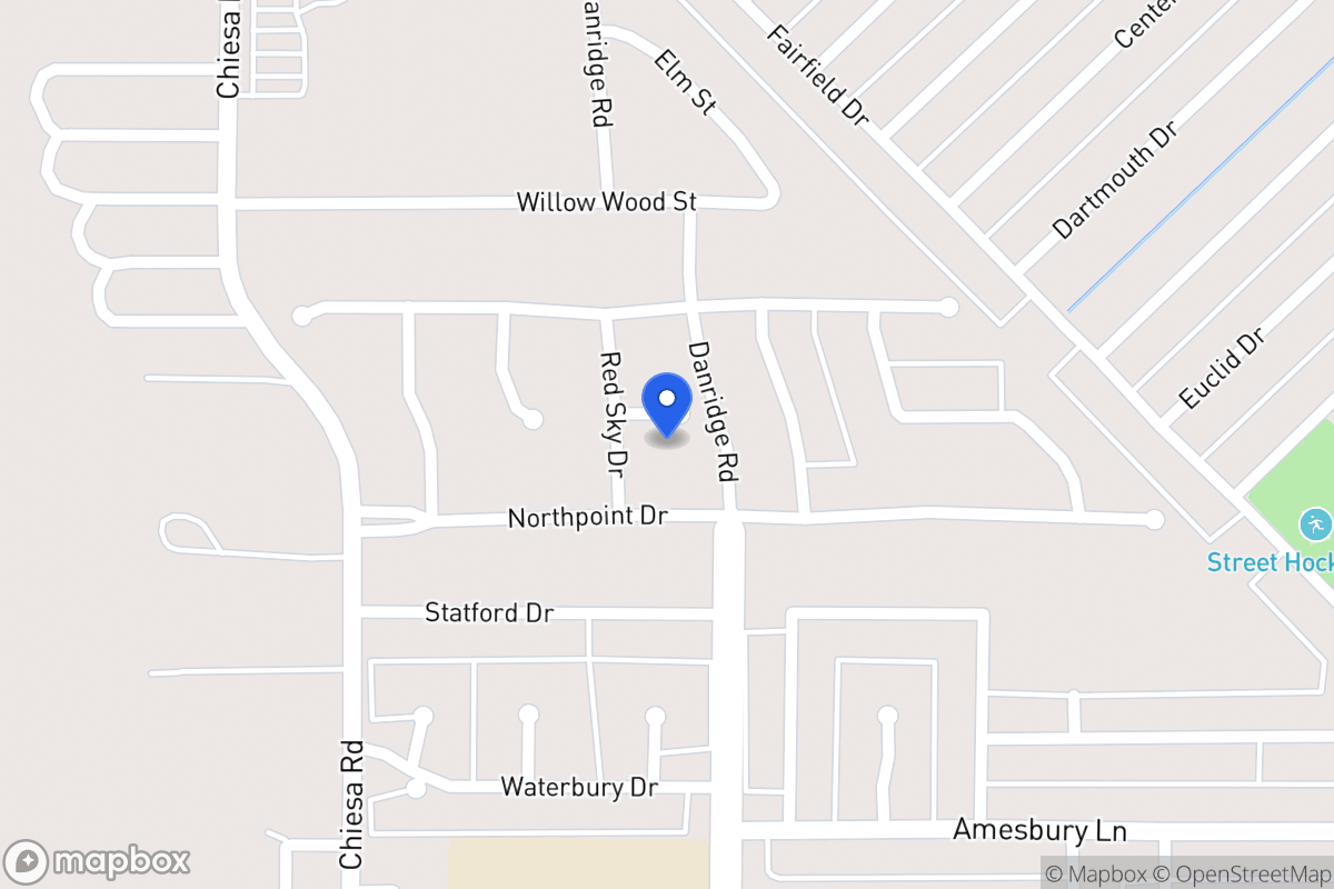Map of 7206 Blue Sky Cir