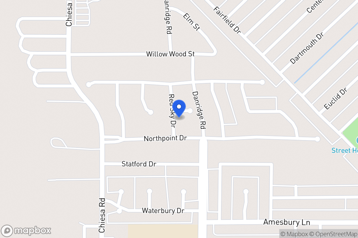 Map of 7202 Blue Sky Cir