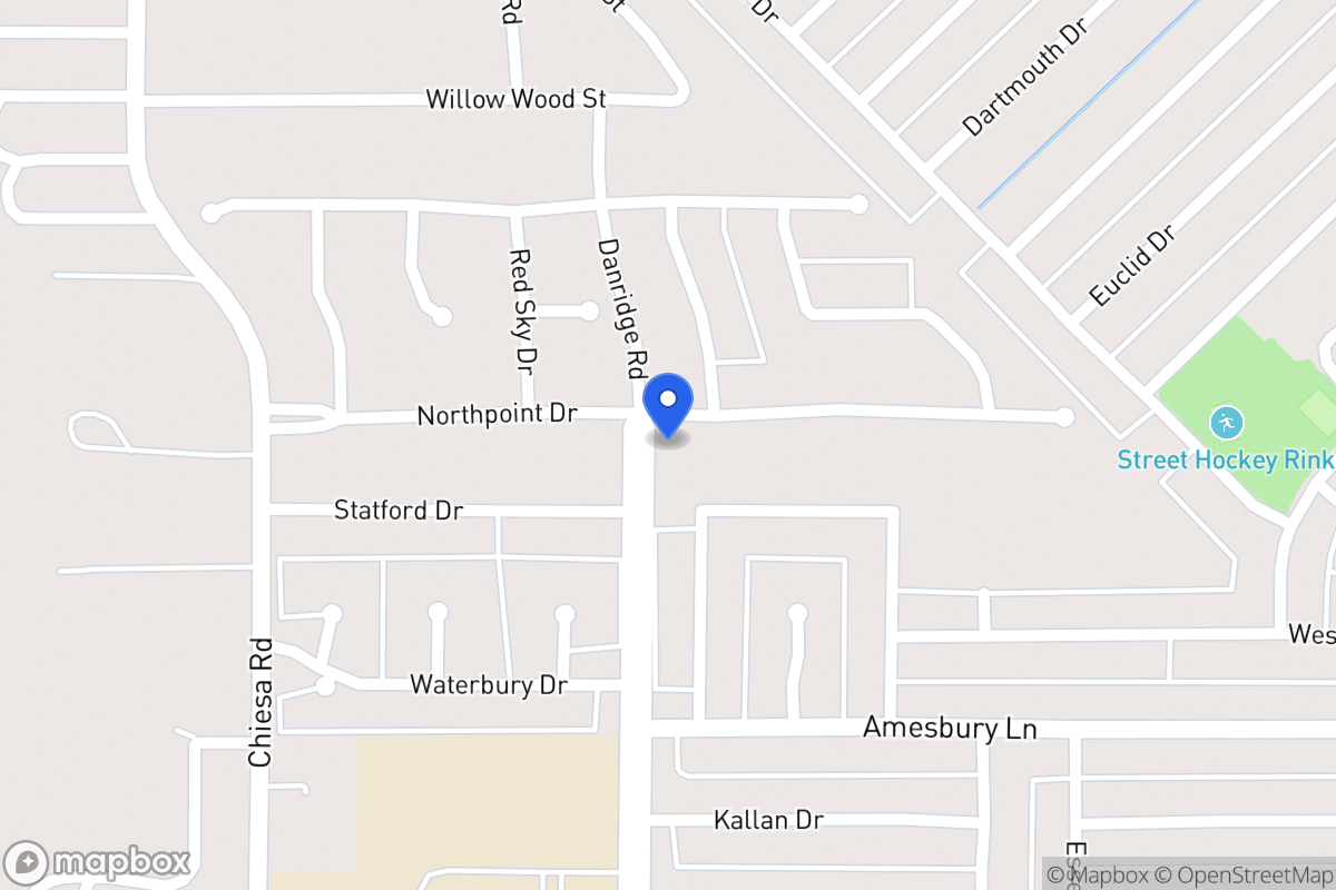 Map of 7302 North Point Dr