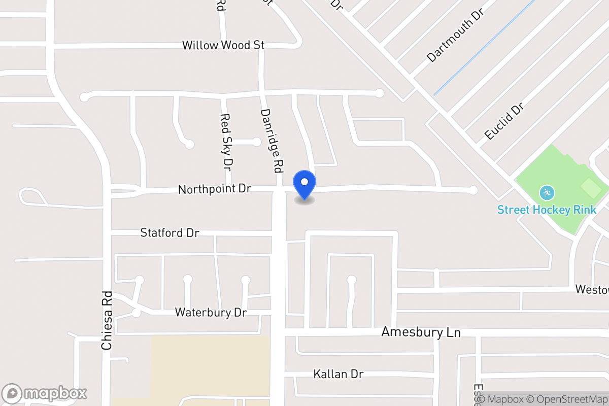 Map of 7306 North Point Dr