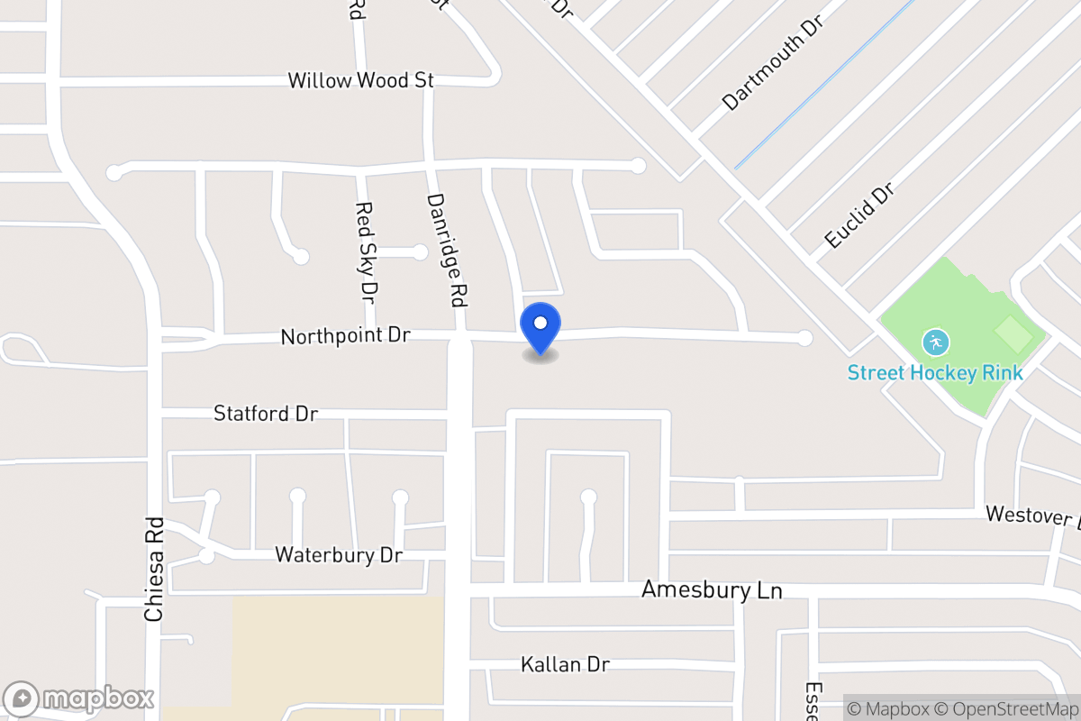 Map of 7314 North Point Dr