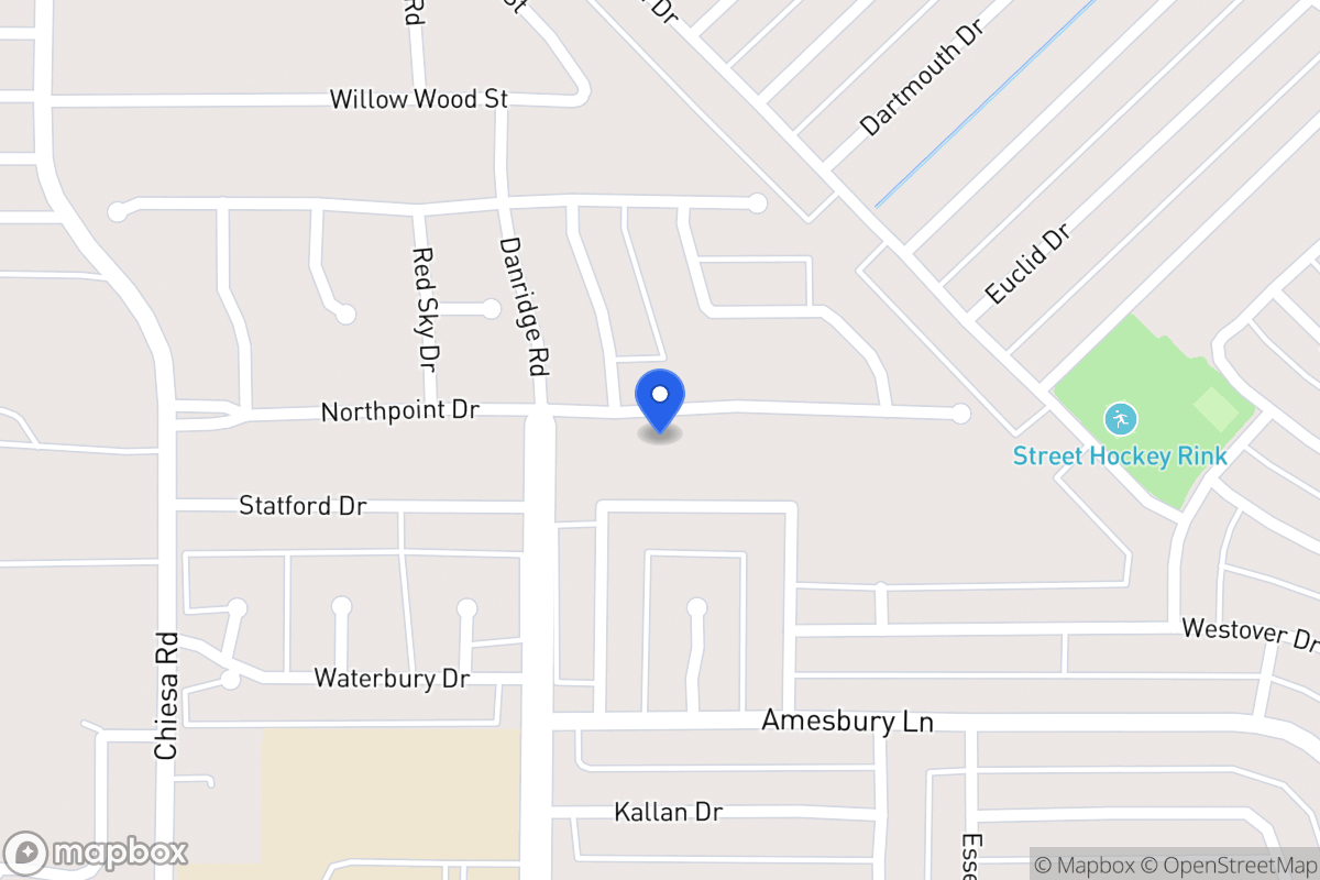Map of 7318 North Point Dr