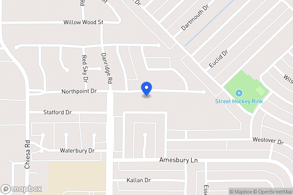 Map of 7406 North Point Dr