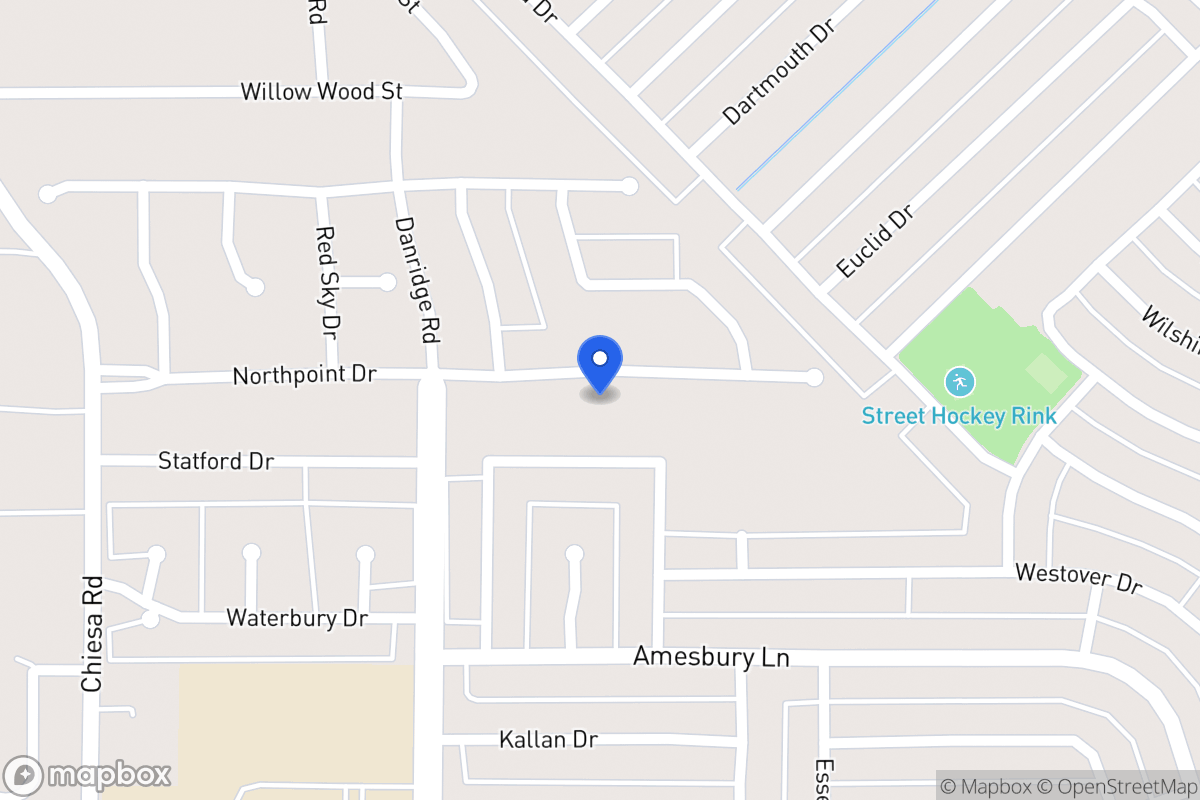 Map of 7410 North Point Dr