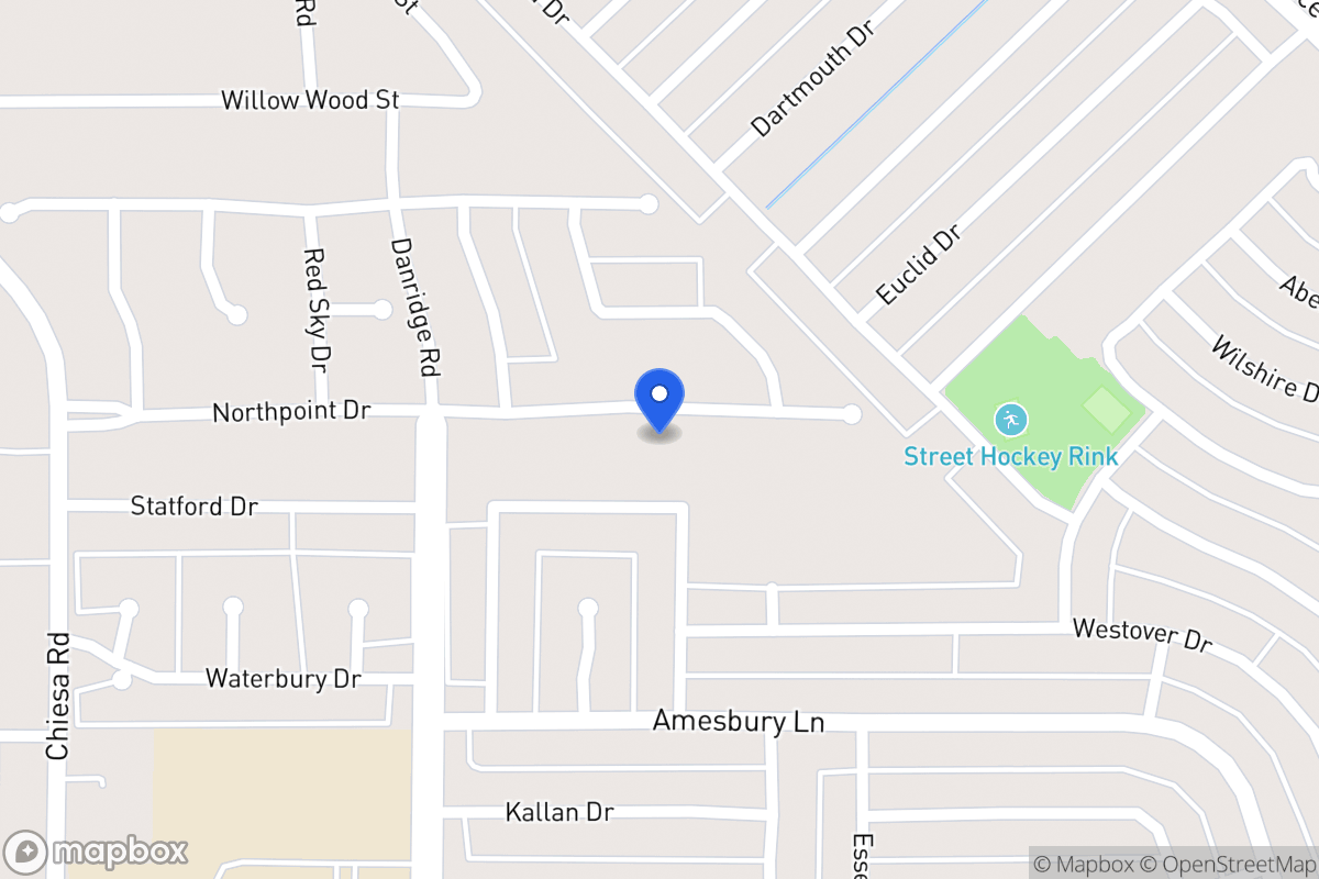 Map of 7418 North Point Dr