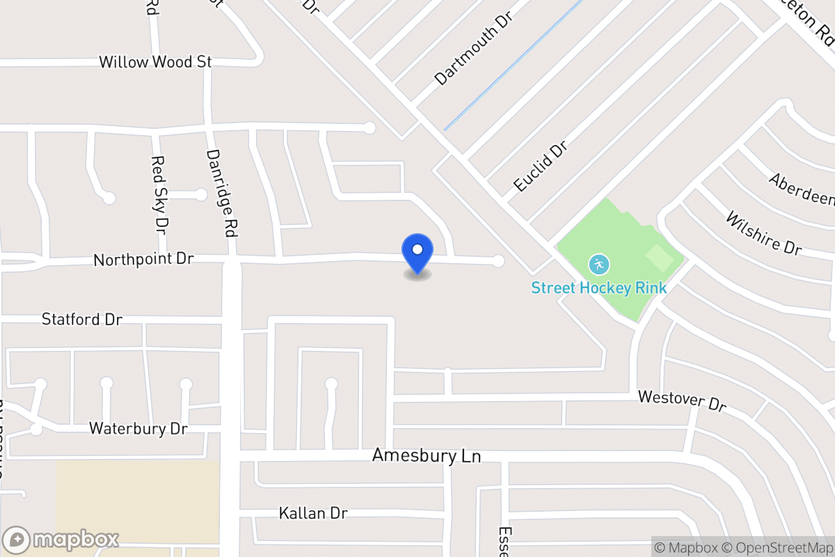 Map of 7510 North Point Dr