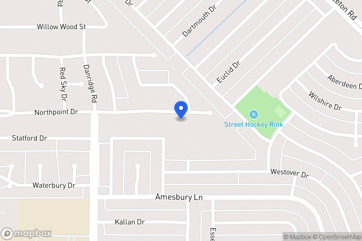 Map of 7514 North Point Dr