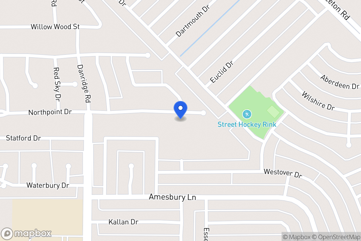 Map of 7518 North Point Dr