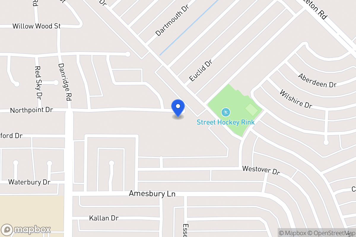 Map of 7610 North Point Dr