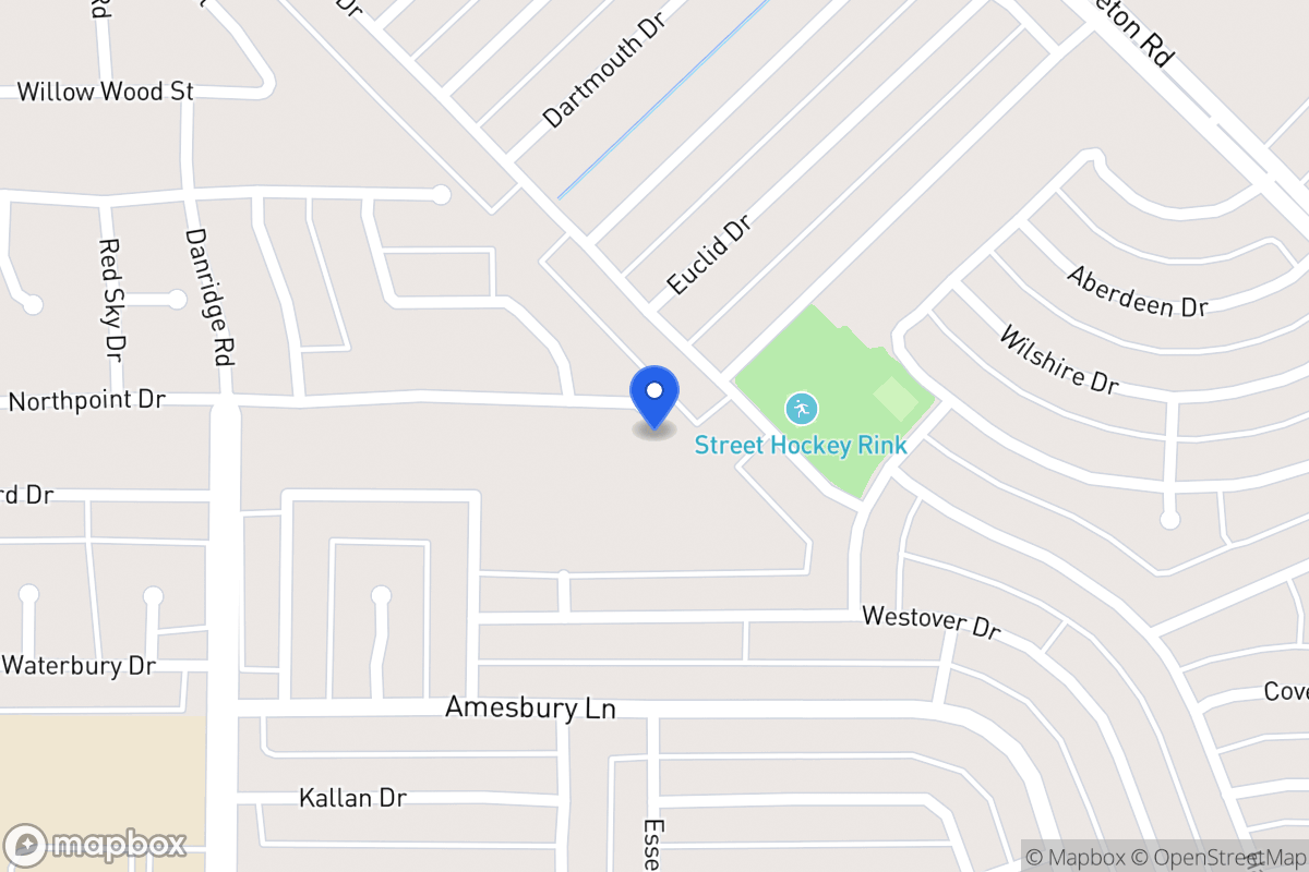 Map of 7614 North Point Dr