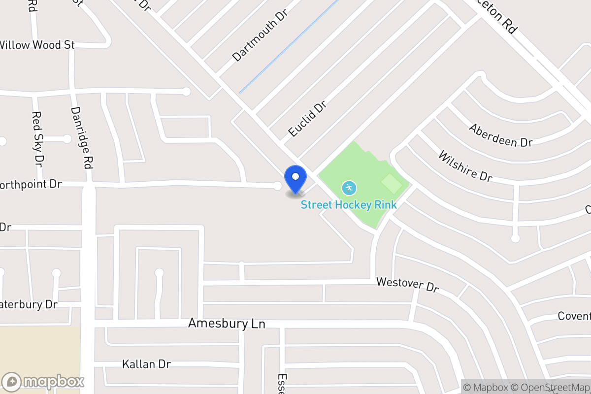 Map of 7618 North Point Dr
