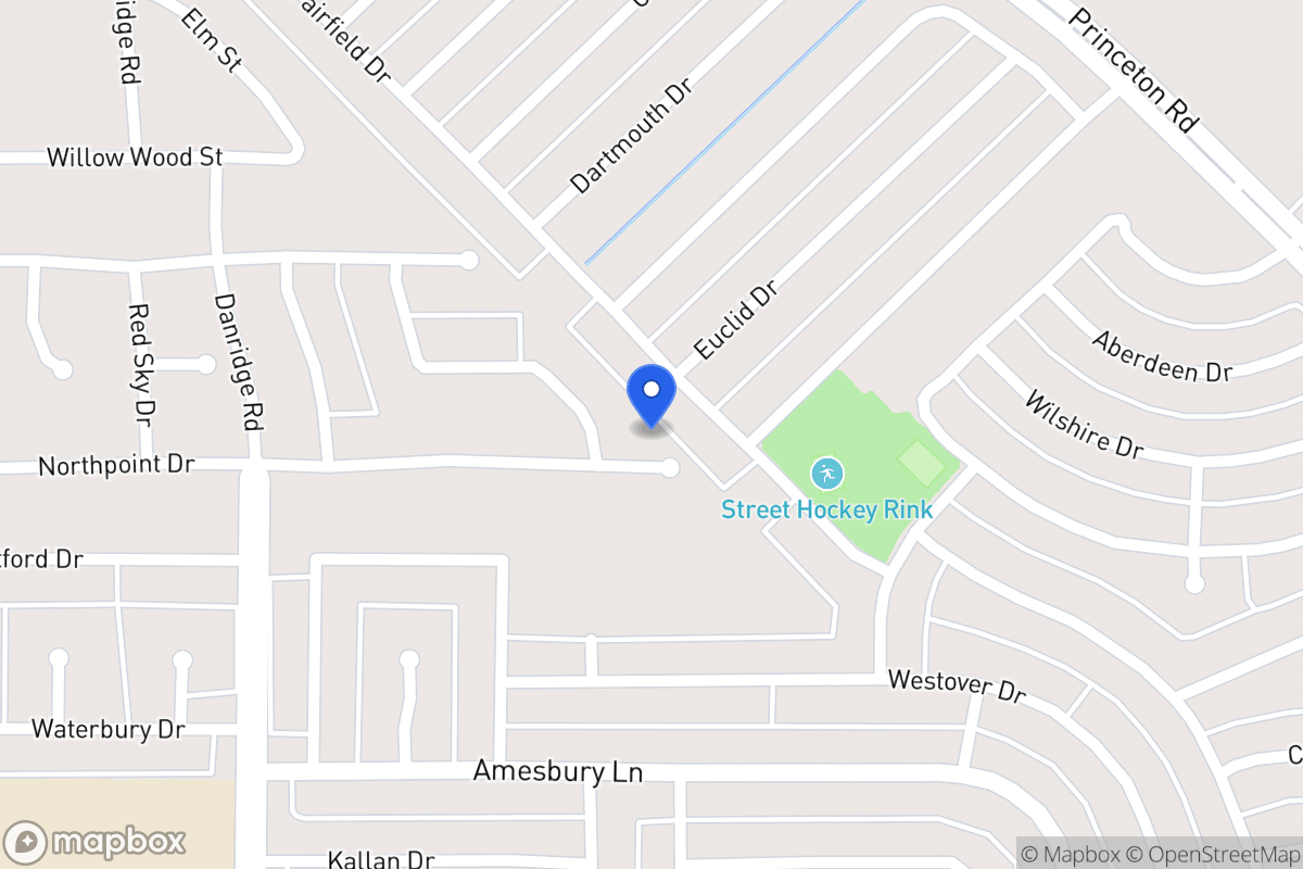 Map of 7613 North Point Dr