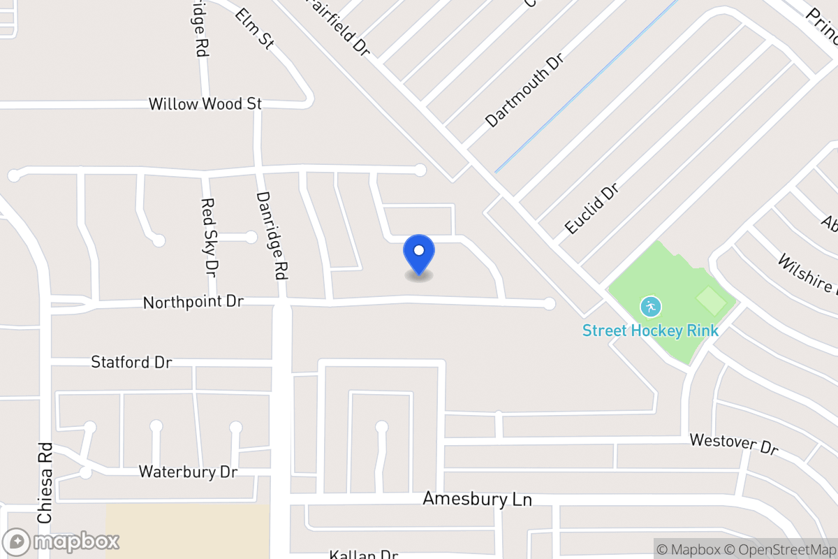 Map of 7517 North Point Dr