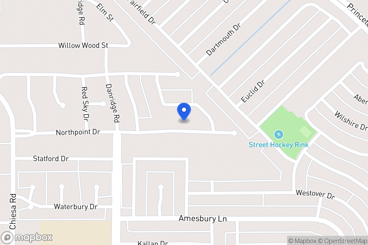 Map of 7601 North Point Dr