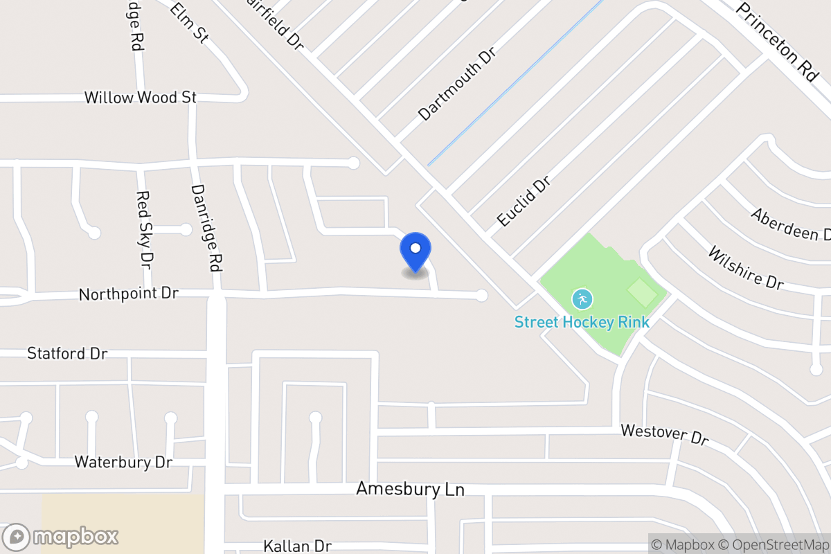 Map of 7201 Compass Point Dr