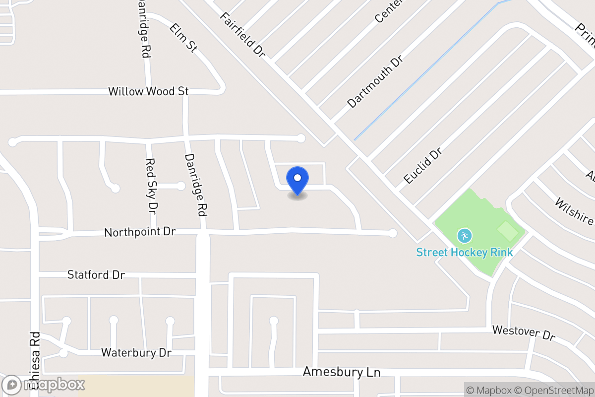 Map of 7301 Compass Point Dr