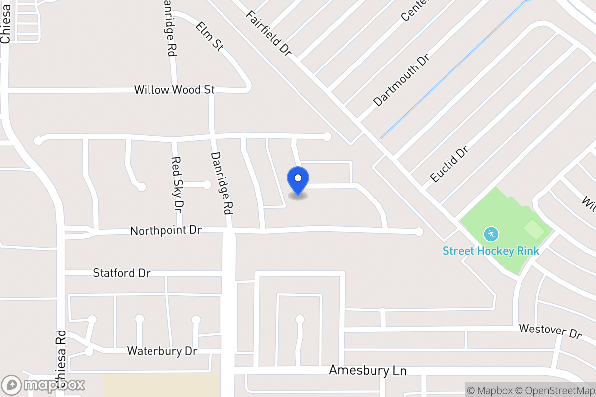 Map of 7309 Compass Point Dr